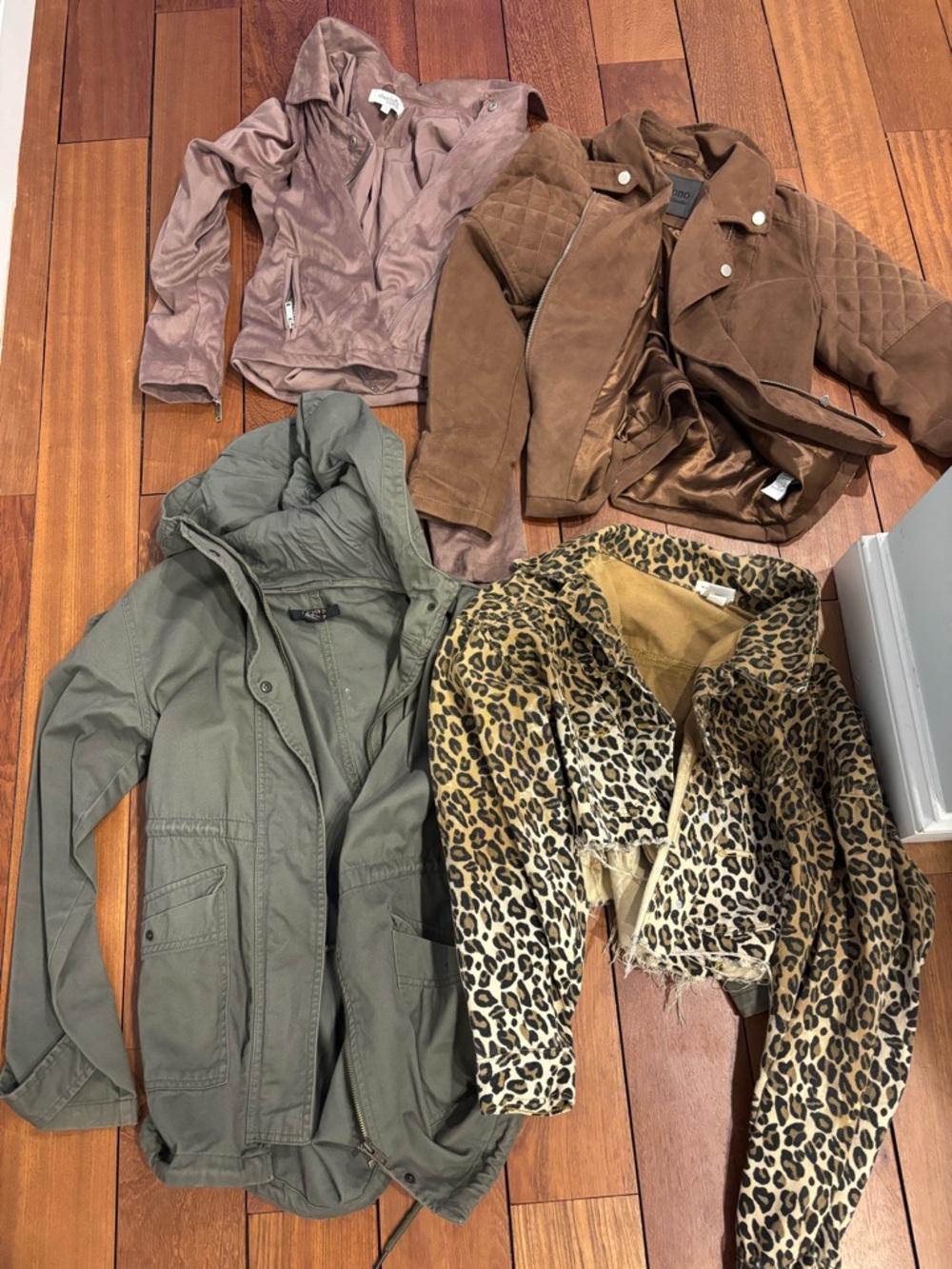 Mixed Women’s Jacket Bundle - Olive, Brown, Leopard, Mauve